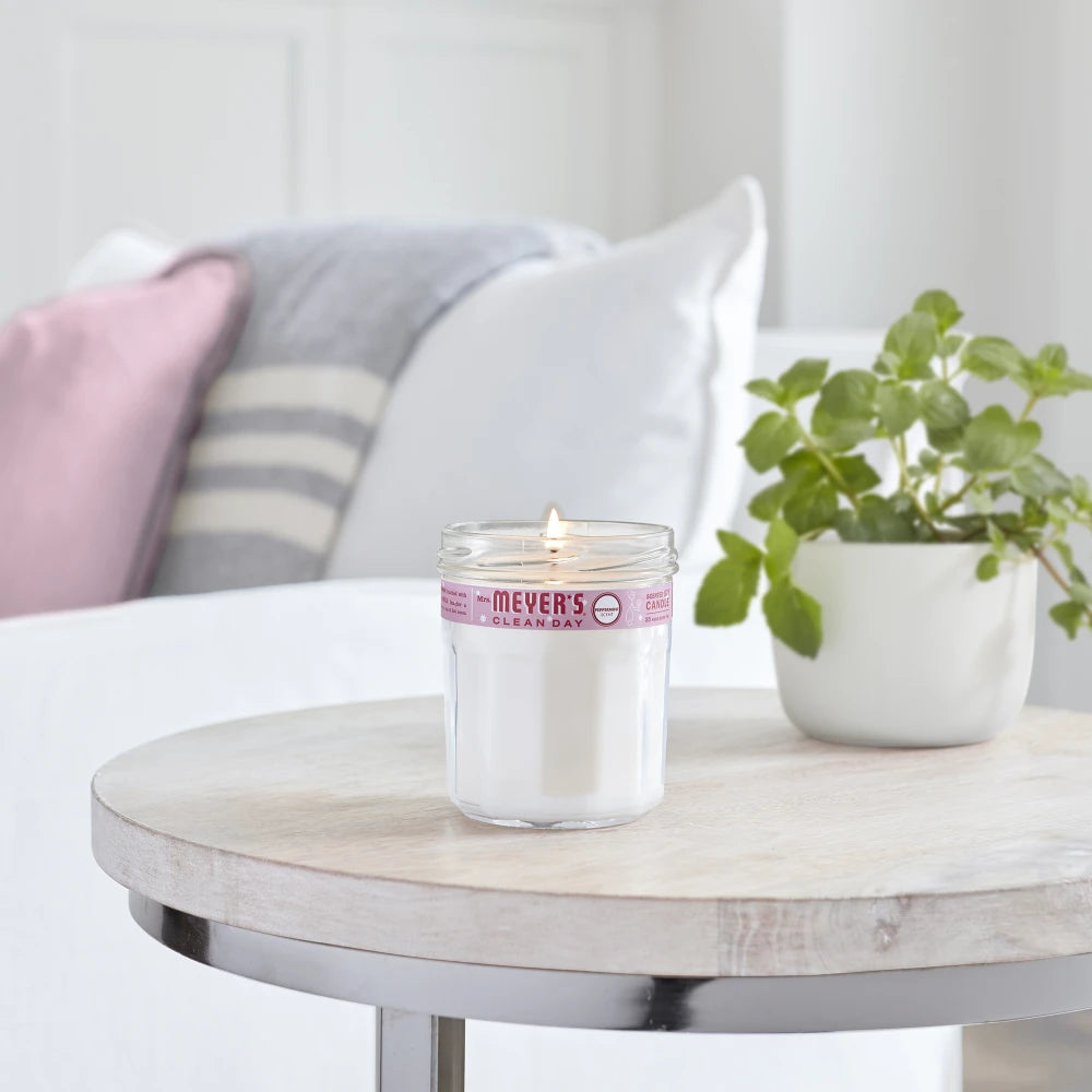 Peppermint Large Scented Soy Candle | Mrs. Meyer's Clean Day