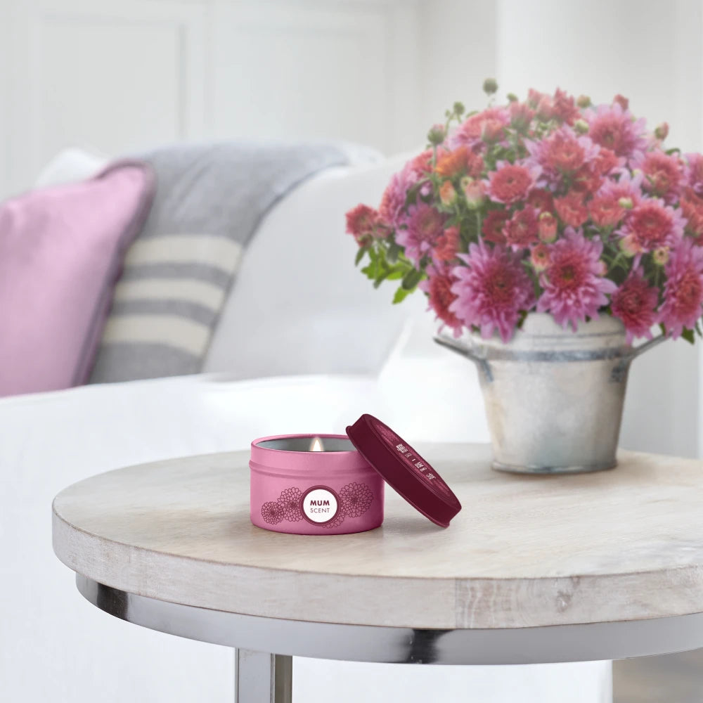 Mum Small Scented Tin Candle | Mrs. Meyer's Clean Day