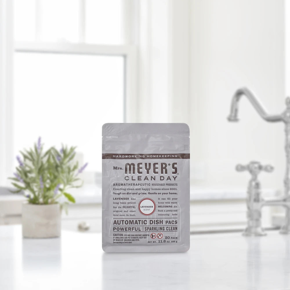 Lavender Automatic Dish Packs Home Care | Mrs. Meyer's Clean Day