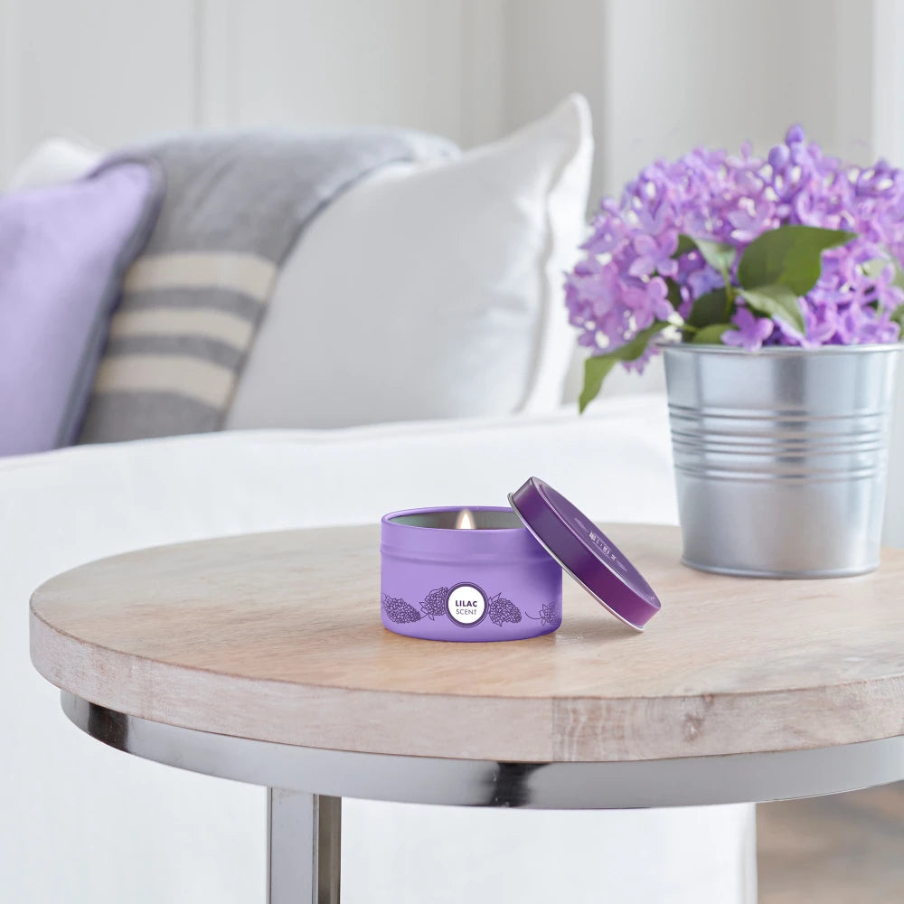 Lilac Small Scented Tin Candle | Mrs. Meyer's Clean Day