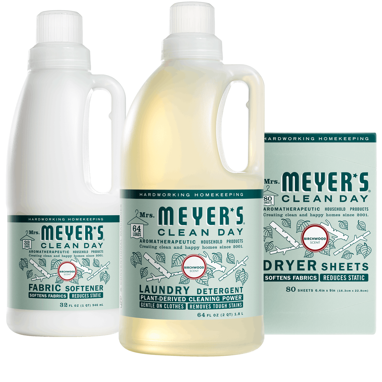 Birchwood Laundry Set Gift-Ready | Mrs. Meyer's Clean Day