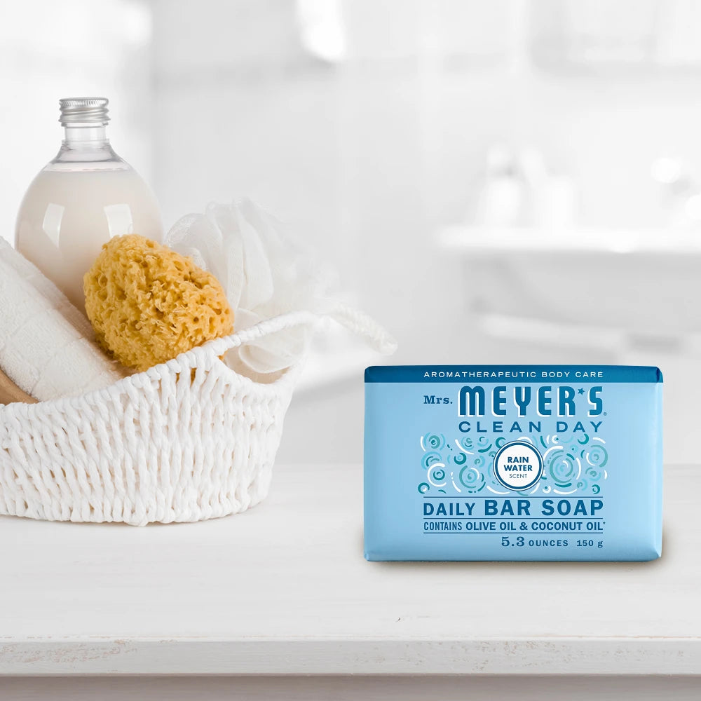 Rain Water Daily Bar Soap Home Essential | Mrs. Meyer's Clean Day