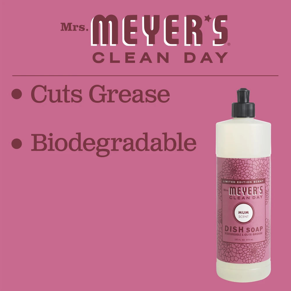 Mum Dish Soap for Kitchen Cleanup | Mrs. Meyer's Clean Day