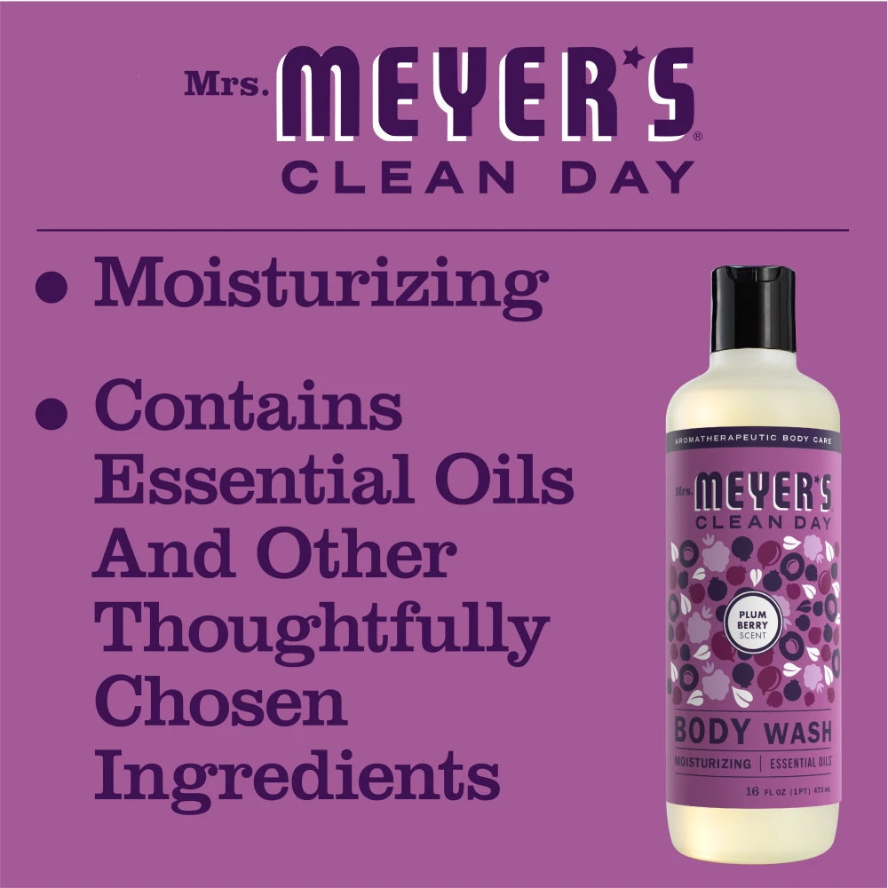Plum Berry Body Wash Home Essential | Mrs. Meyer's Clean Day