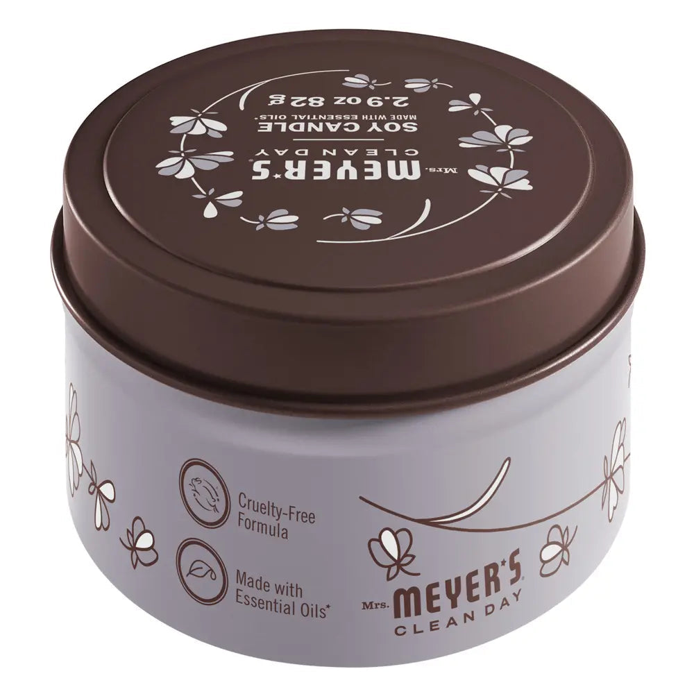 Lavender Small Scented Tin Candle | Mrs. Meyer's Clean Day