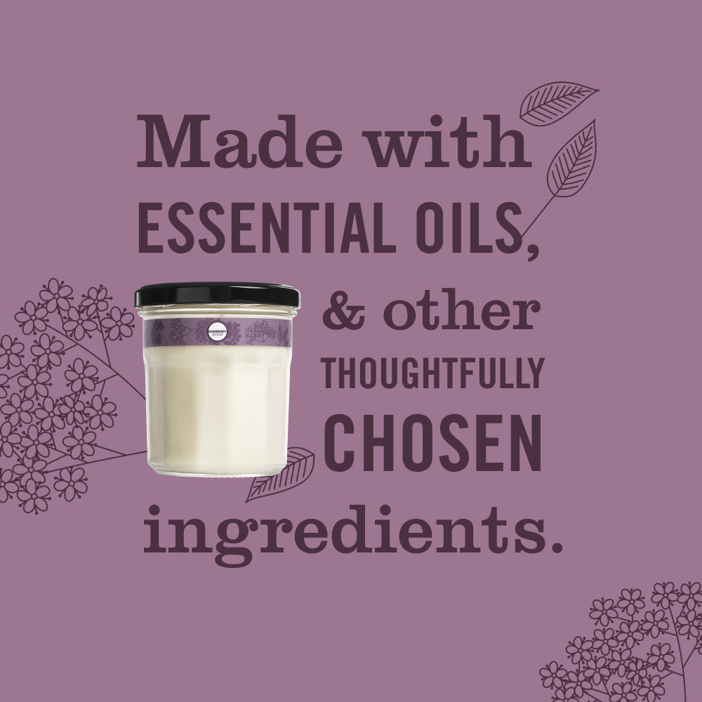 Elderberry Large Scented Soy Candle | Mrs. Meyer's Clean Day