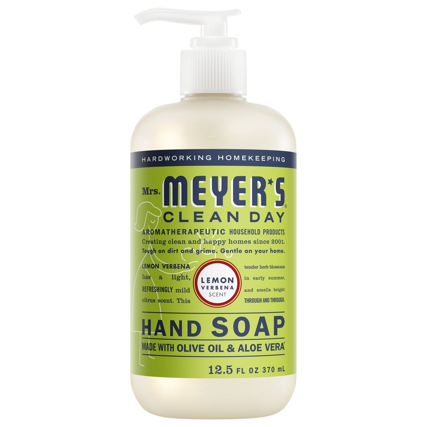 Lemon Verbena Hand Care Soap | Mrs. Meyer's Clean Day