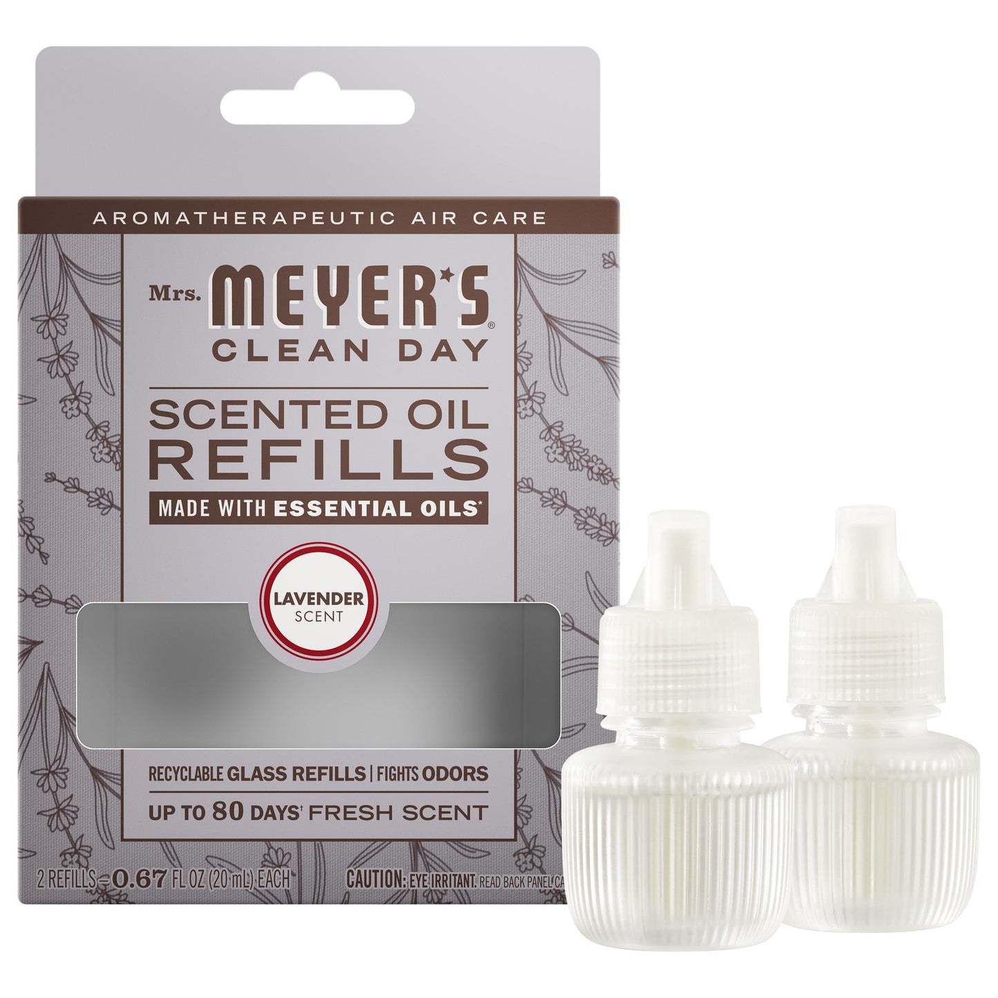 Lavender Plug-In Scent Refill 2-Pack | Mrs. Meyer's Clean Day