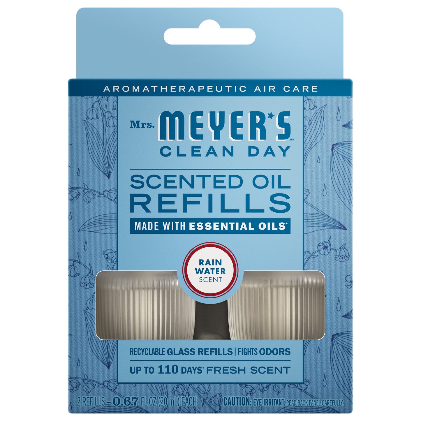 Rain Water Plug-In Scent Refill 2-Pack | Mrs. Meyer's Clean Day