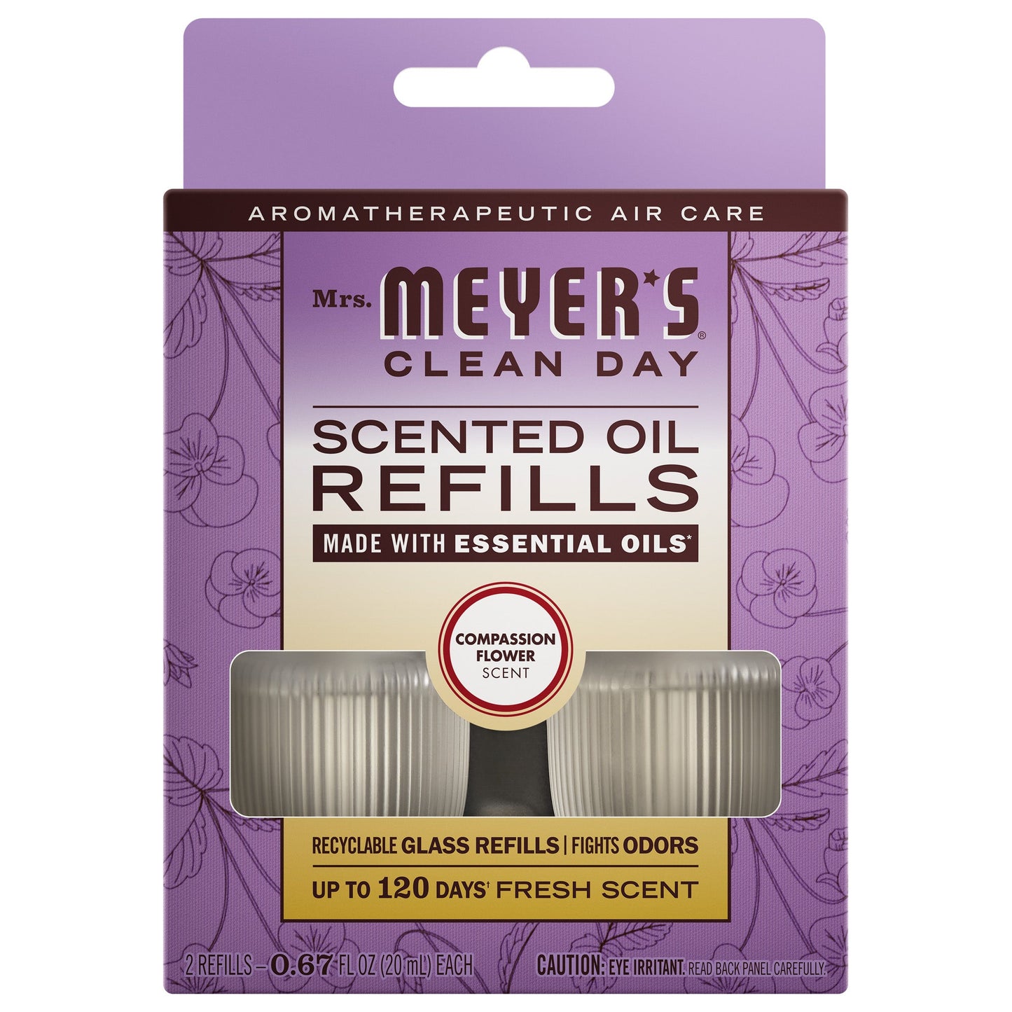 Compassion Flower Plug-In Scent Refill 2-Pack | Mrs. Meyer's Clean Day