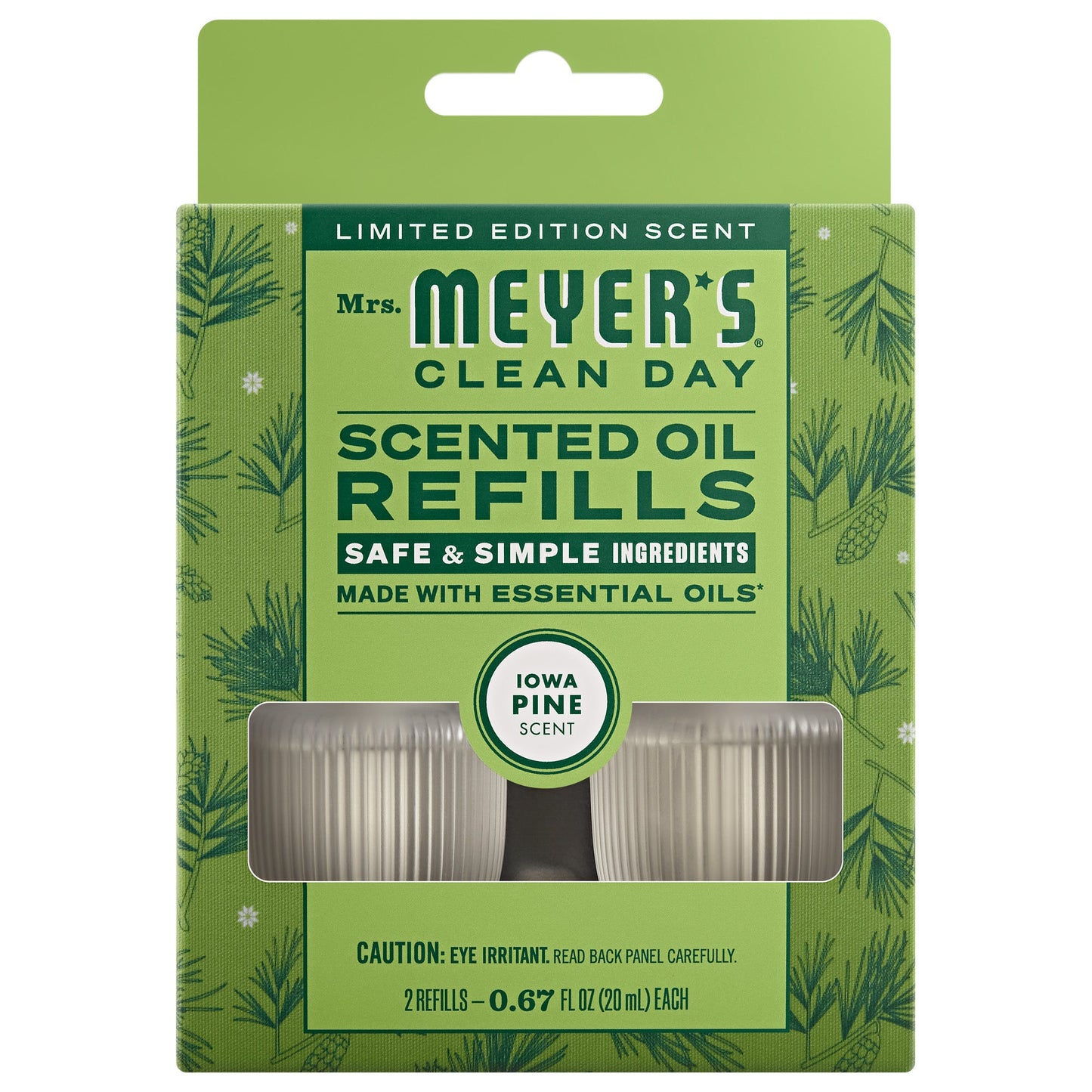 Iowa Pine Plug-In Scent Refill 2-Pack | Mrs. Meyer's Clean Day