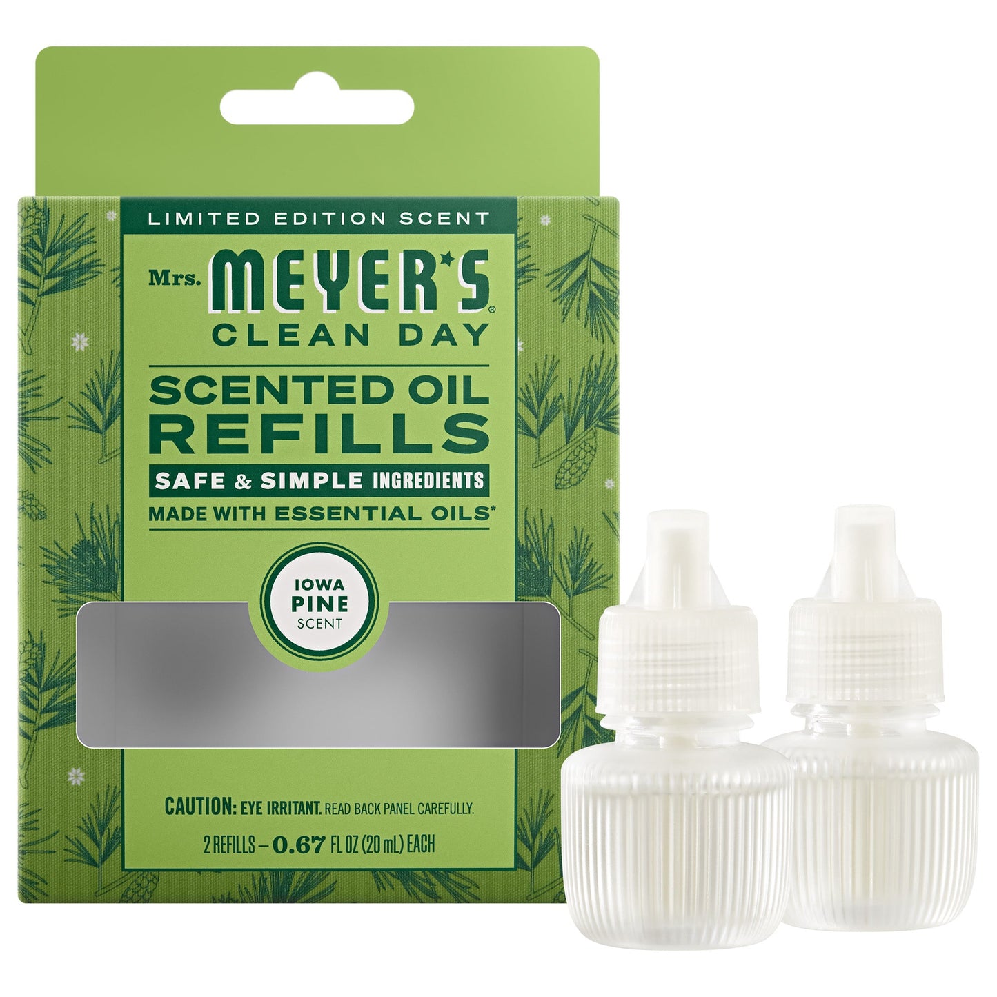 Iowa Pine Plug-In Scent Refill 2-Pack | Mrs. Meyer's Clean Day