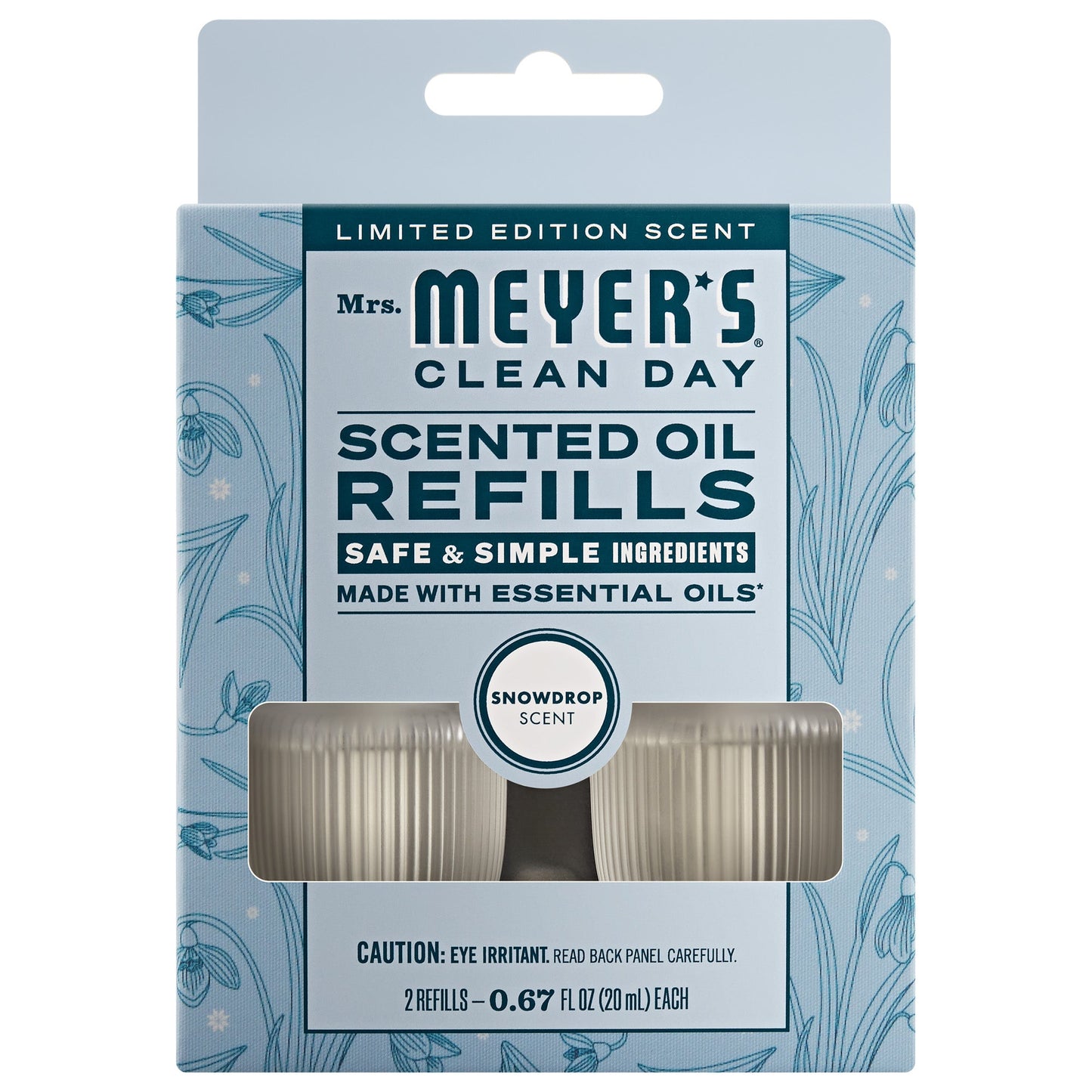 Snowdrop Plug-In Scent Refill 2-Pack | Mrs. Meyer's Clean Day