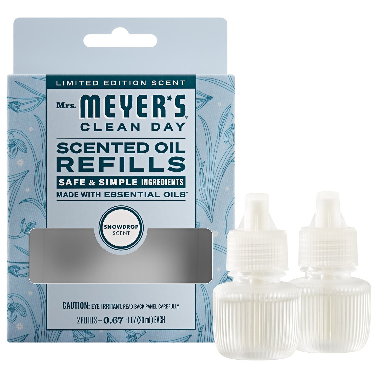 Snowdrop Plug-In Scent Refill 2-Pack | Mrs. Meyer's Clean Day