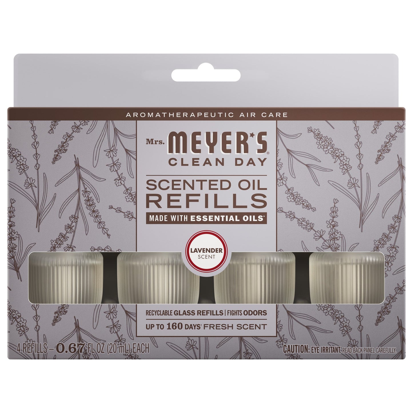 Lavender Plug-In Scent Refill 4-Pack | Mrs. Meyer's Clean Day