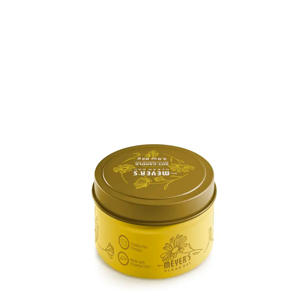 Daisy Small Scented Tin Candle | Mrs. Meyer's Clean Day