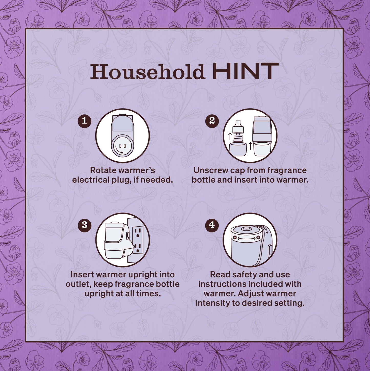 Compassion Flower Plug-In Scent Refill 2-Pack | Mrs. Meyer's Clean Day