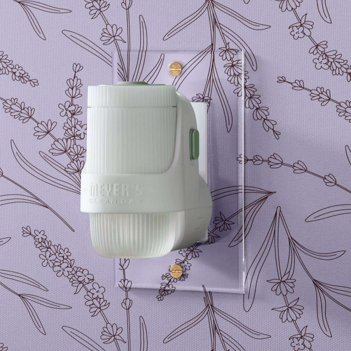 Lavender Plug-In Scented Oil Warmer Starter Set | Mrs. Meyer's Clean Day