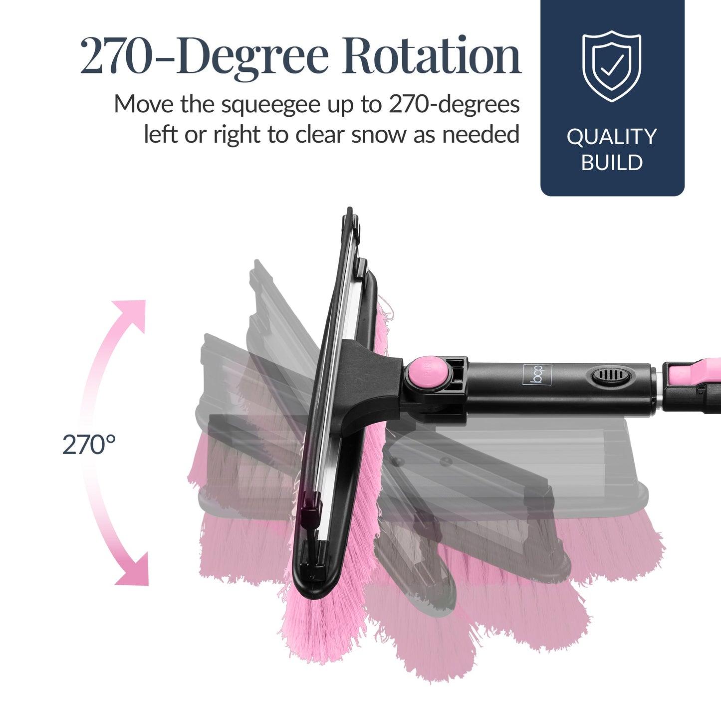4 in 1 Snow Brush with Shovel Ice Scraper and Squeegee with Storage Bag with useful details for gardening, lawn care, and outdoor projects