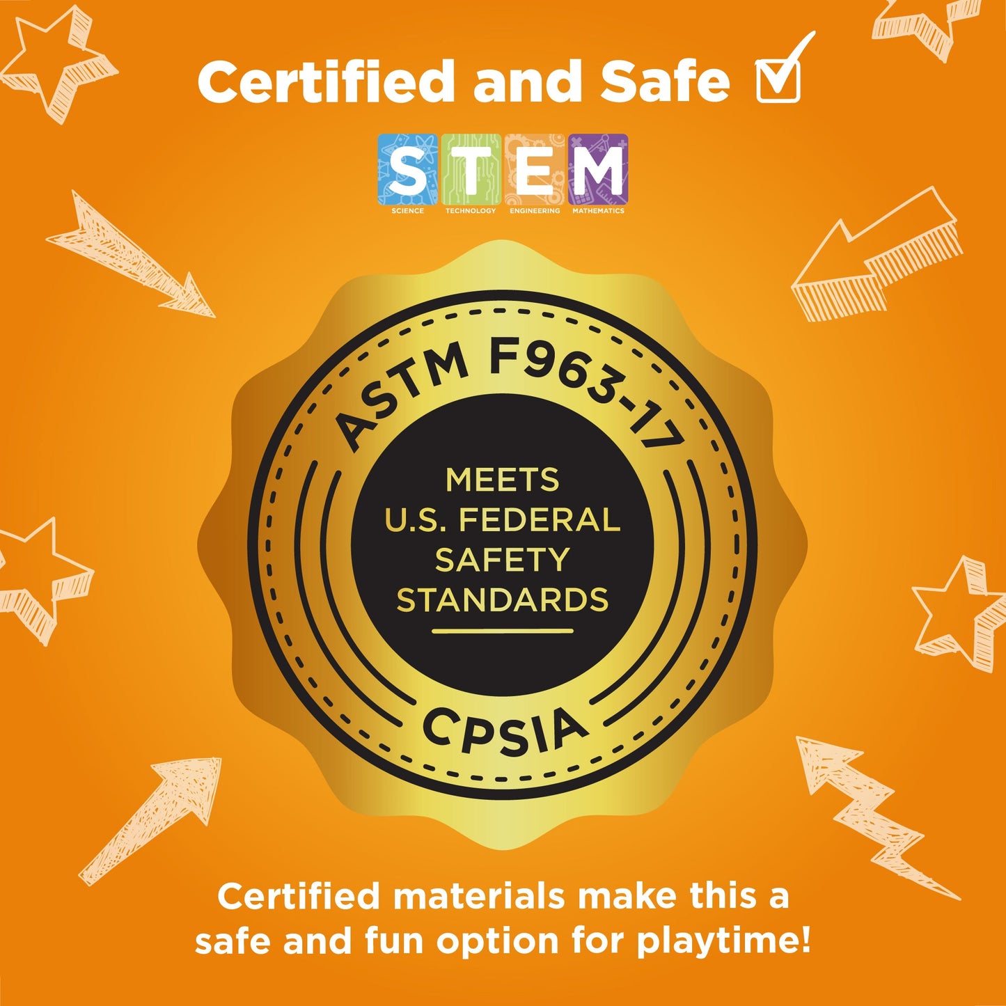 4-in-1 Science Project Kit STEM and STEAM DIY Lab Experiments for Kids with fun features for everyday play