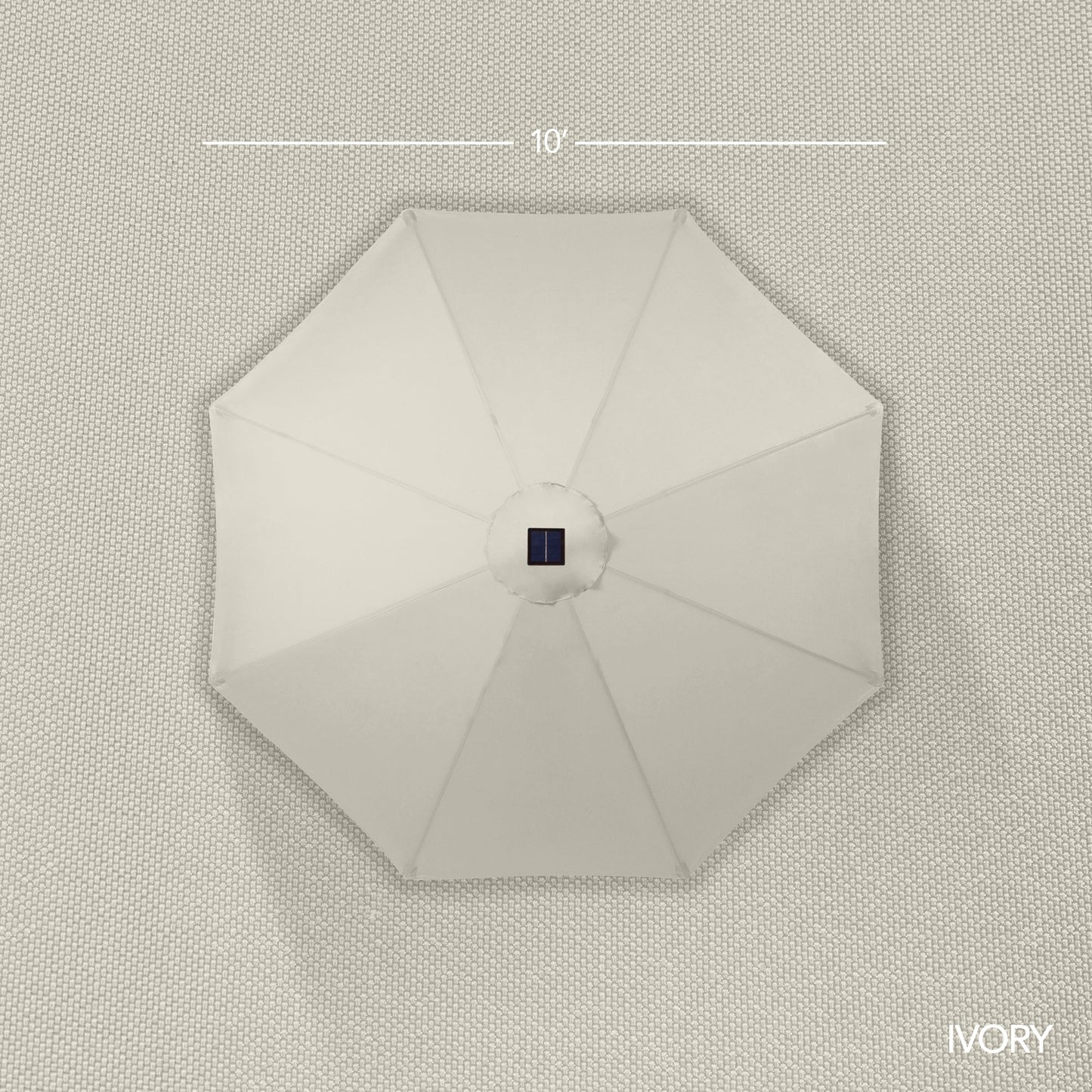 360 Rotating Cantilever Offset Patio Umbrella - 10ft designed for patio and backyard use