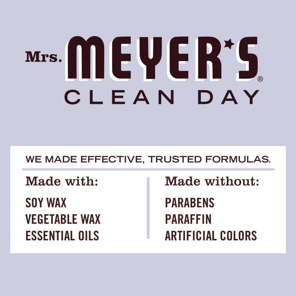 Large Lavender Scented Soy Candle Home Essential | Mrs. Meyer's Clean Day