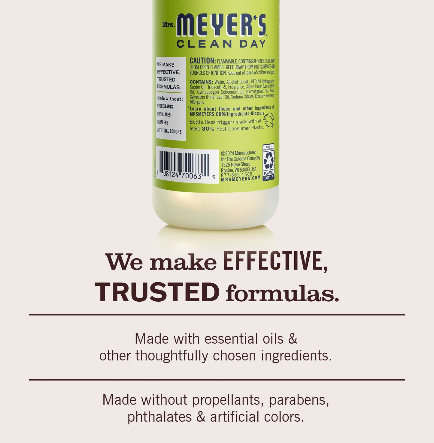 Lemon Verbena Freshening Room Spray | Mrs. Meyer's Clean Day