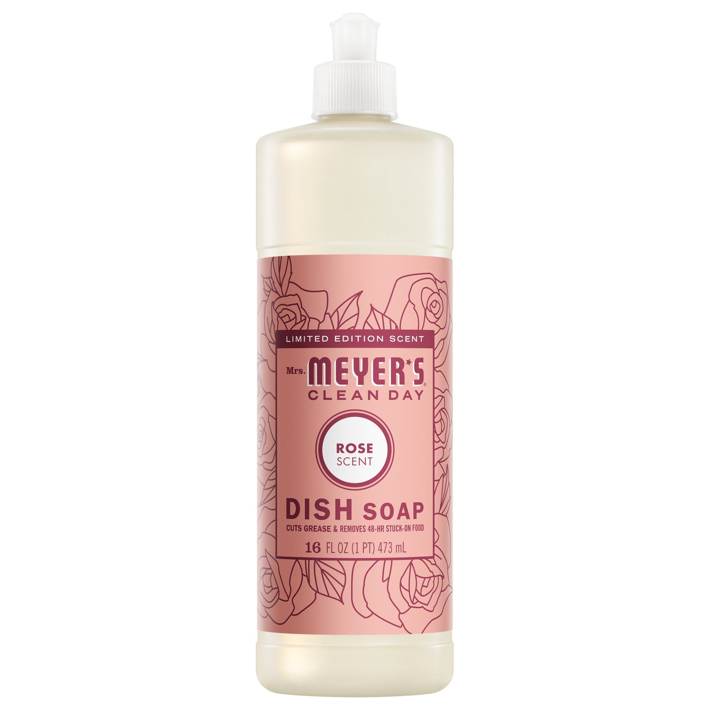 Rose Dish Soap for Kitchen Cleanup | Mrs. Meyer's Clean Day