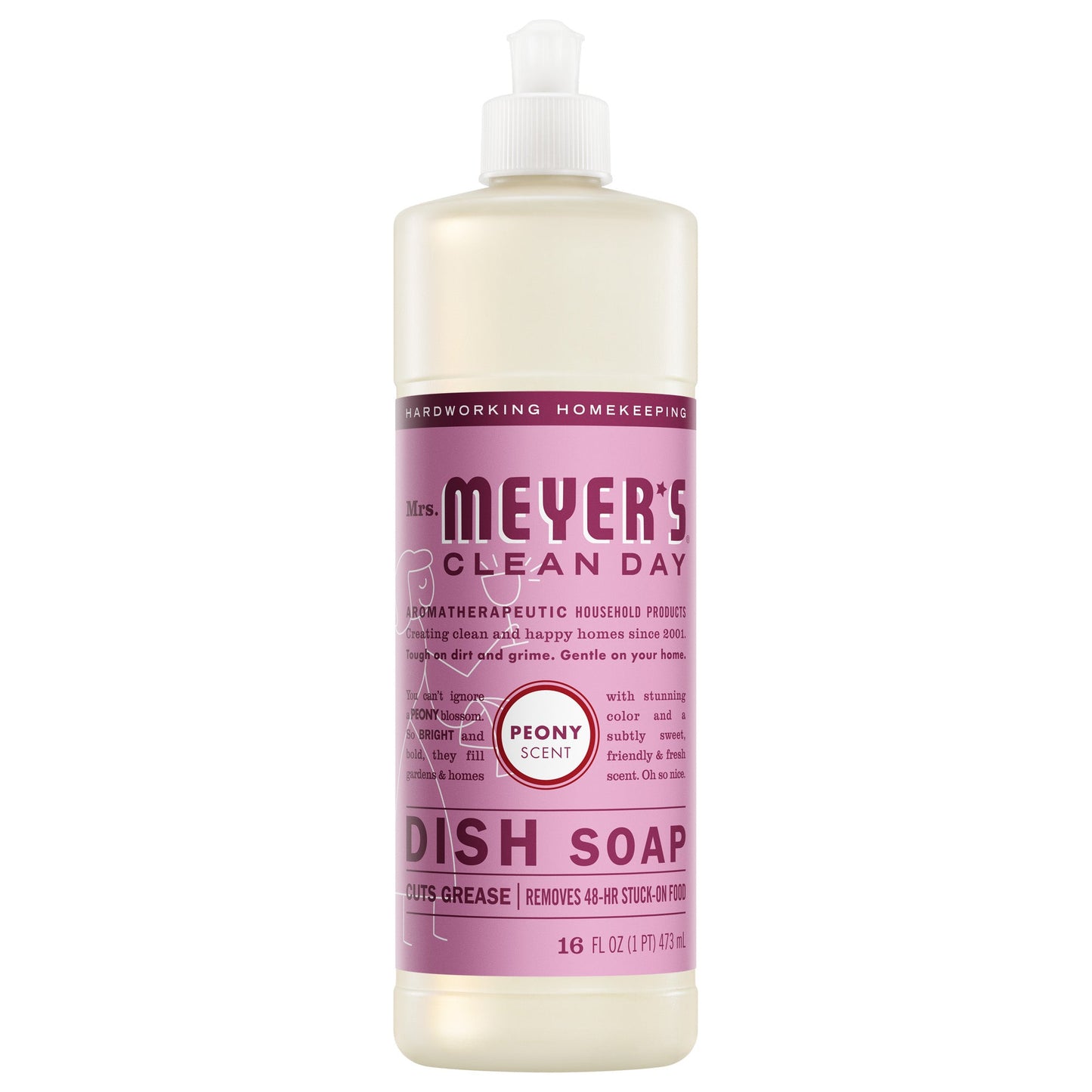 Peony Dish Soap for Kitchen Cleanup | Mrs. Meyer's Clean Day