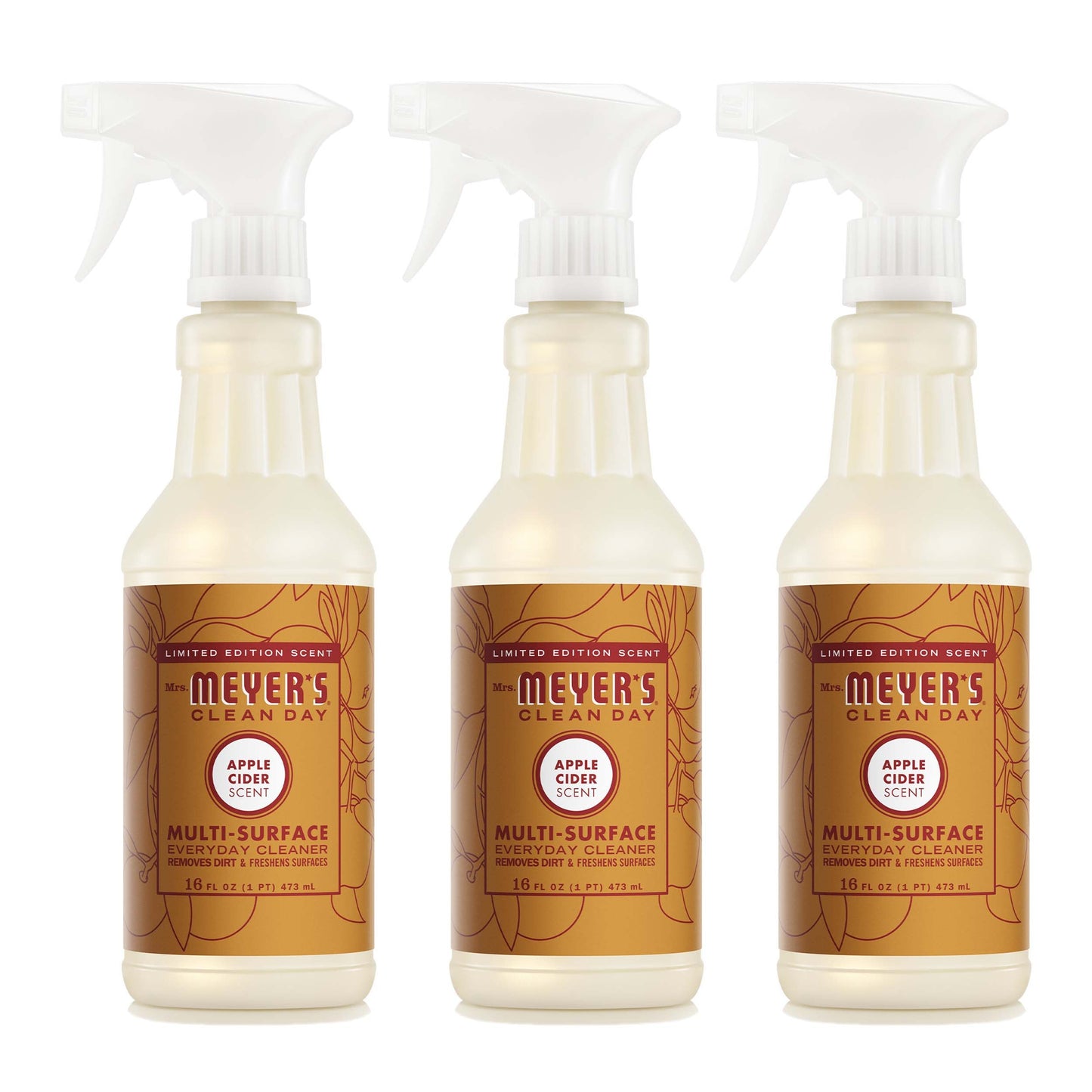 Apple Cider Multi-Surface Cleaning Spray 3-Count Bundle | Mrs. Meyer's Clean Day