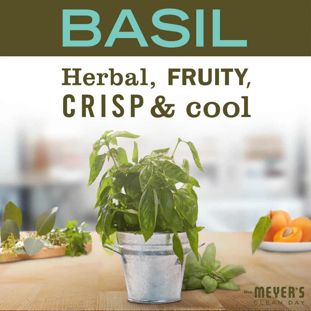 Basil Hand Sanitizer Home Essential | Mrs. Meyer's Clean Day
