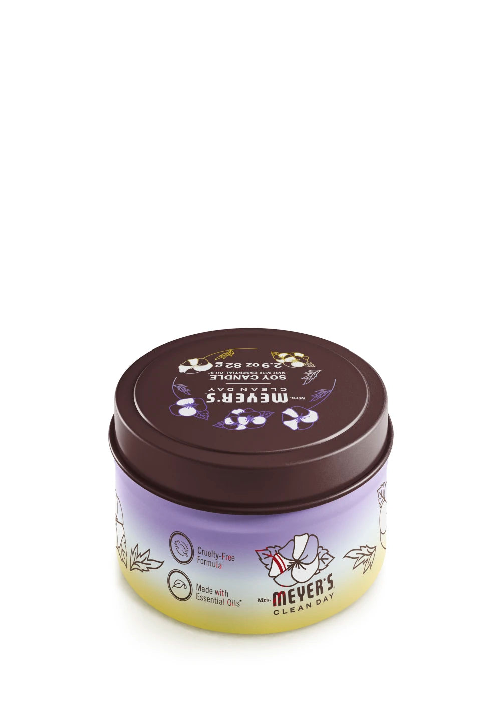 Compassion Flower Small Scented Tin Candle | Mrs. Meyer's Clean Day