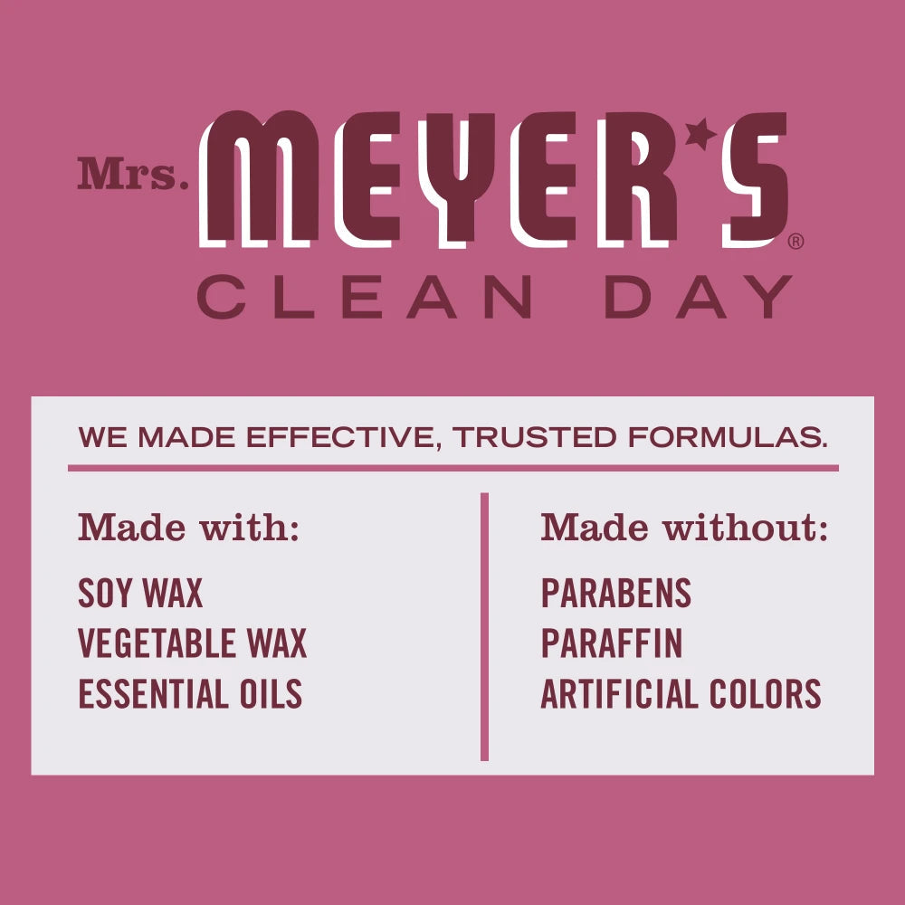 Mum Large Scented Soy Candle | Mrs. Meyer's Clean Day