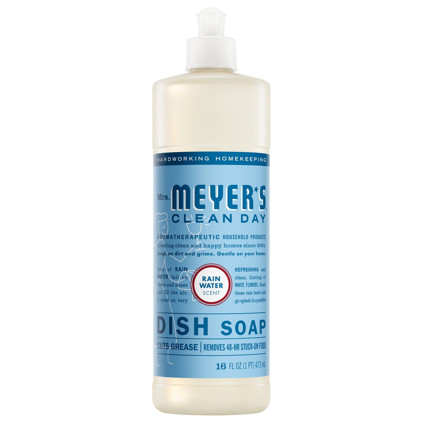 Rain Water Dish Soap for Kitchen Cleanup | Mrs. Meyer's Clean Day