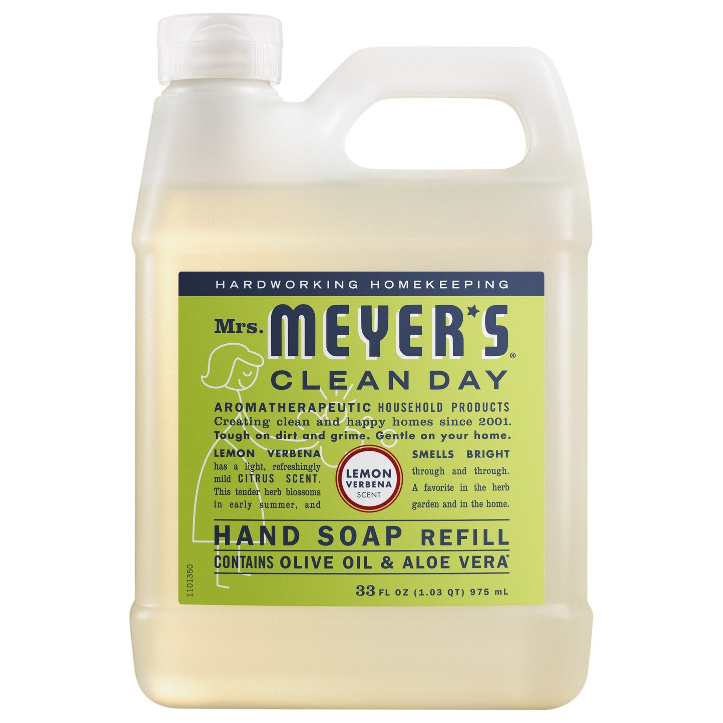 Lemon Verbena Hand Care Soap Refill | Mrs. Meyer's Clean Day