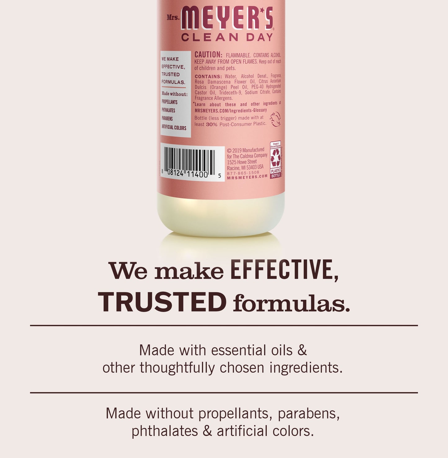 Rose Freshening Room Spray | Mrs. Meyer's Clean Day