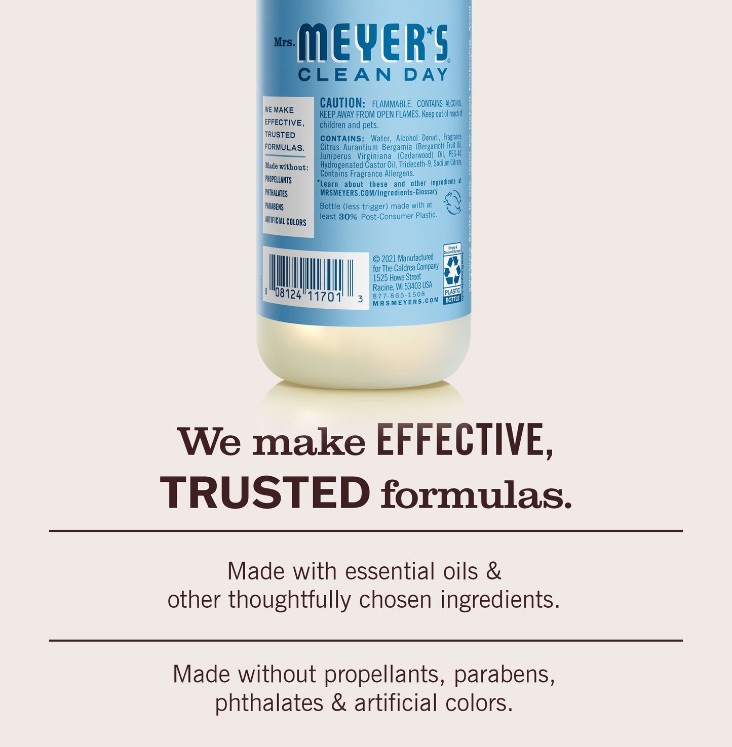 Rain Water Freshening Room Spray | Mrs. Meyer's Clean Day