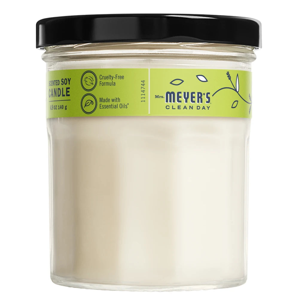 Lemon Verbena Soy Candle Small Home Essential | Mrs. Meyer's Clean Day