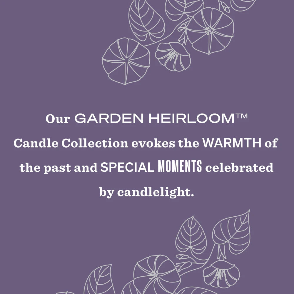 Moonflower Garden Heirloom Candle Home Essential | Mrs. Meyer's Clean Day