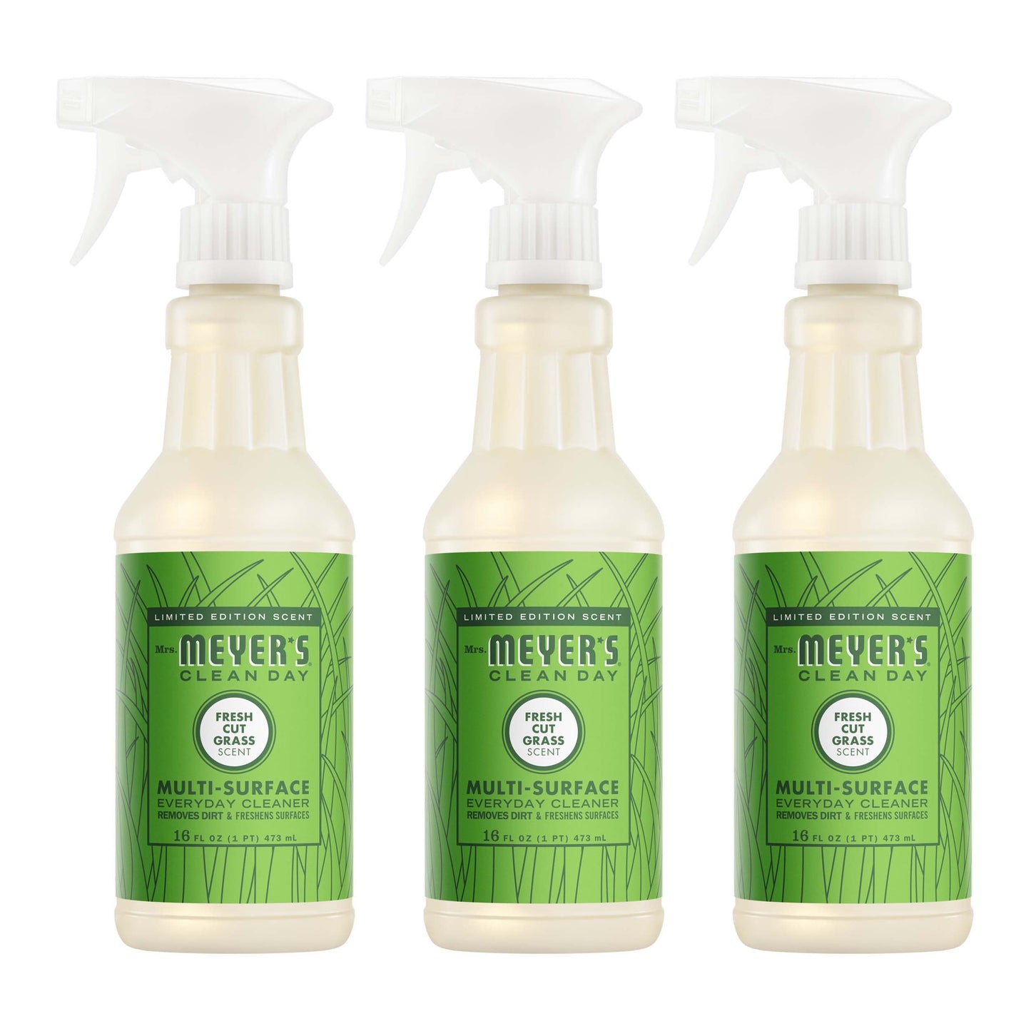 Fresh Cut Grass Multi-Surface Cleaning Spray 3-Count Bundle | Mrs. Meyer's Clean Day