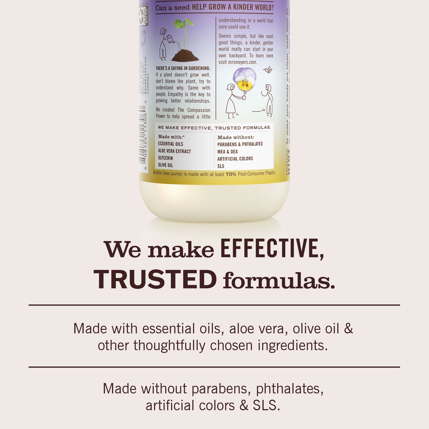 Compassion Flower Hand Care Soap | Mrs. Meyer's Clean Day
