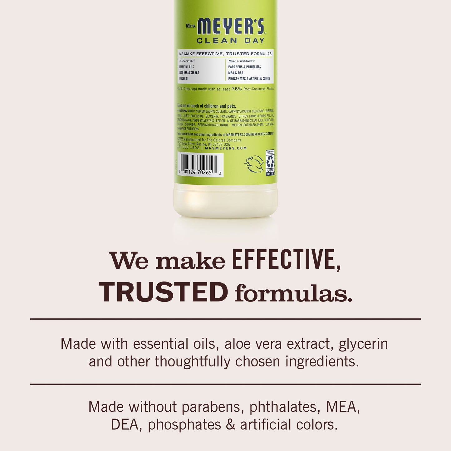Lemon Verbena Dish Soap for Kitchen Cleanup | Mrs. Meyer's Clean Day