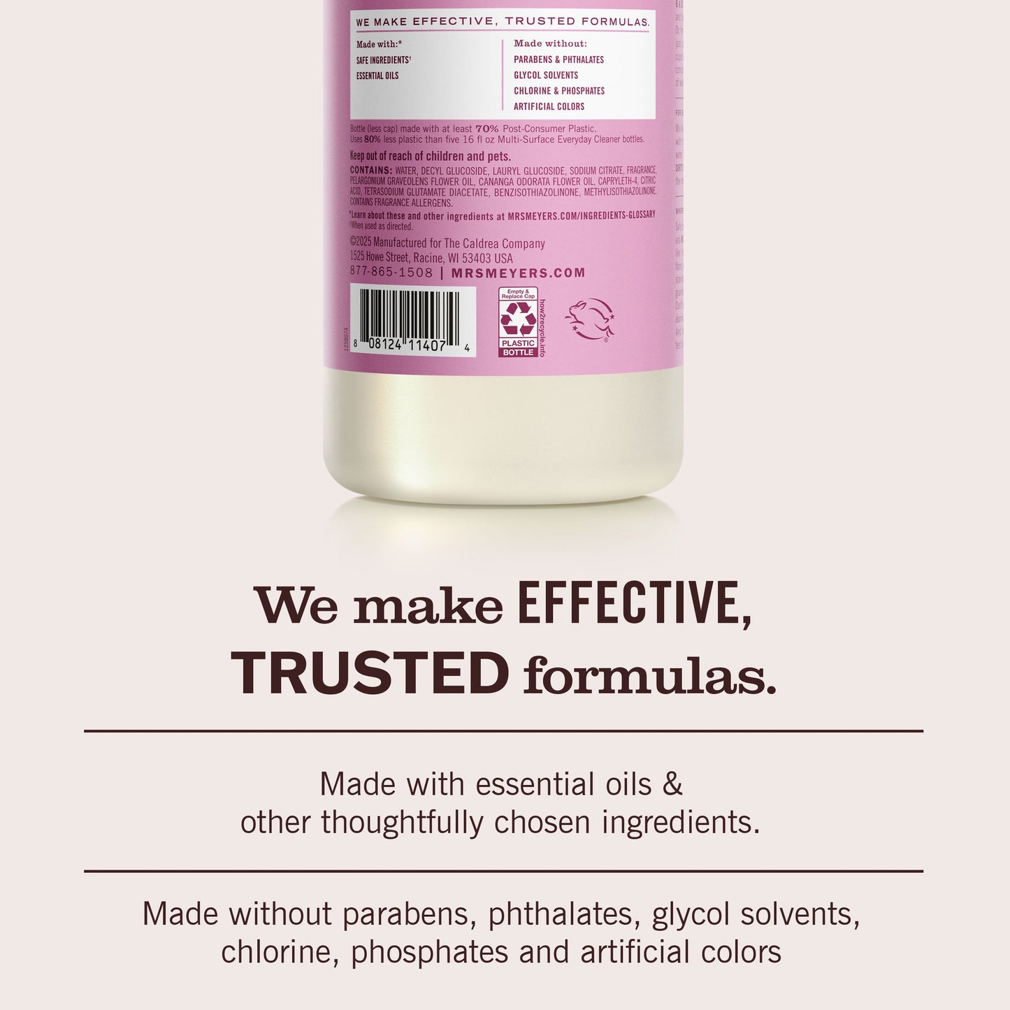 Peony Multi-Surface Concentrate Home Care | Mrs. Meyer's Clean Day