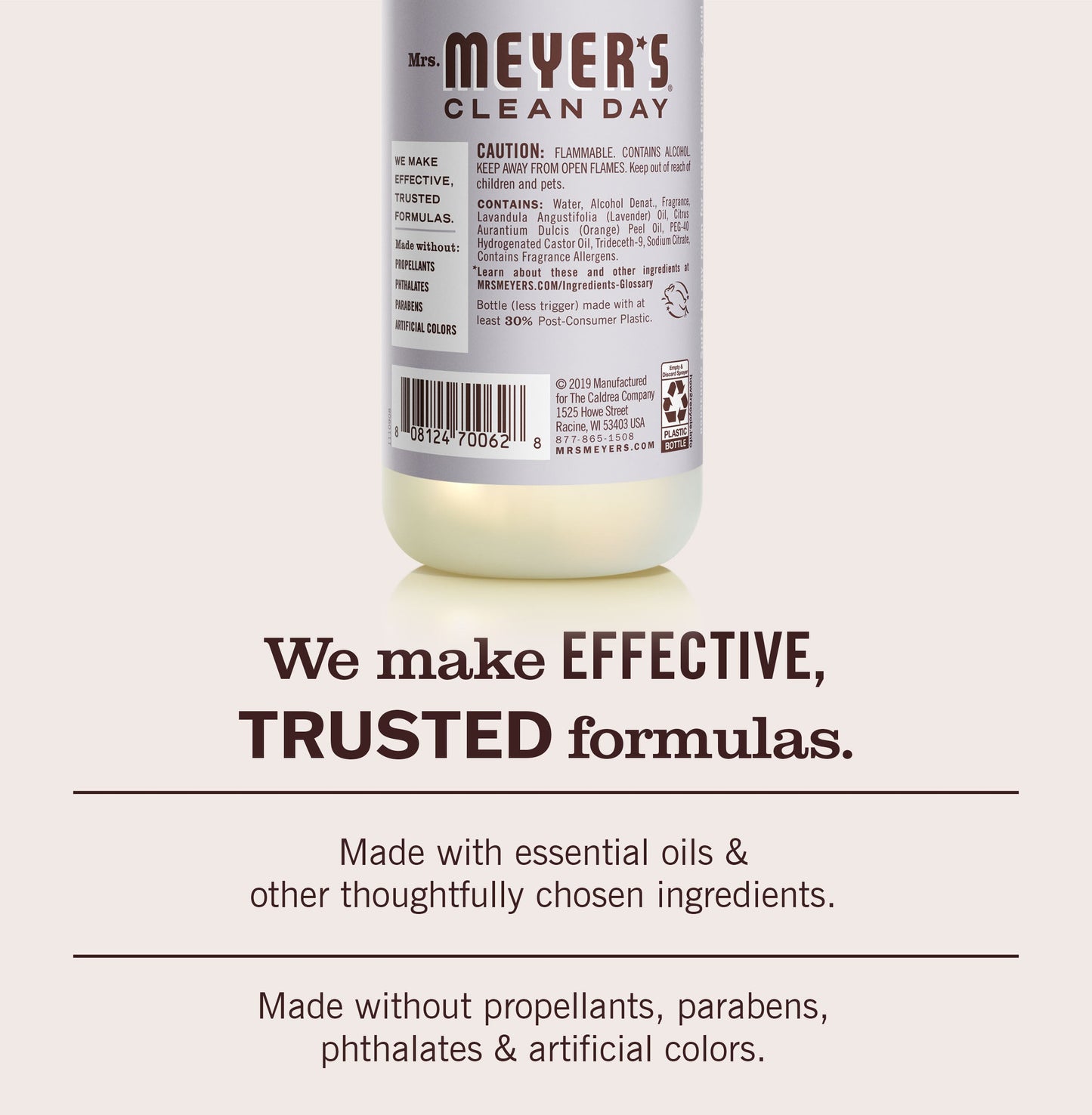Lavender Non-Aerosol Freshening Room Spray | Mrs. Meyer's Clean Day