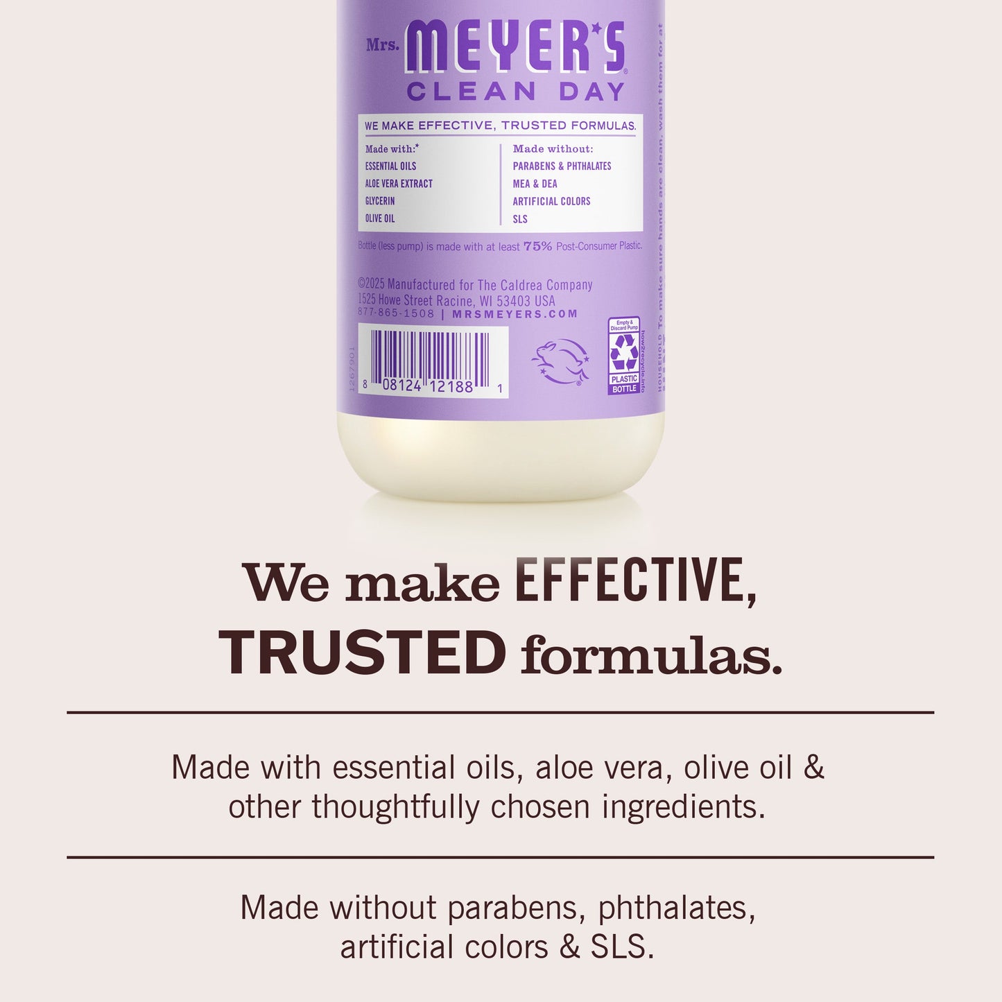Violet Hand Care Soap | Mrs. Meyer's Clean Day