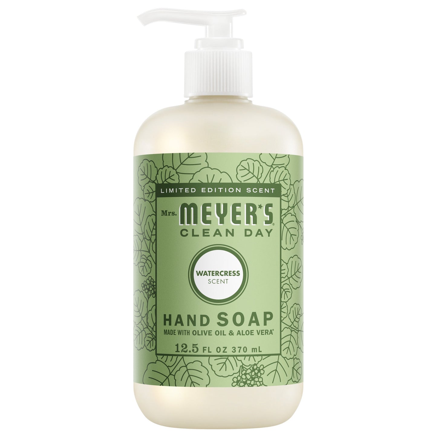 Watercress Hand Care Soap | Mrs. Meyer's Clean Day