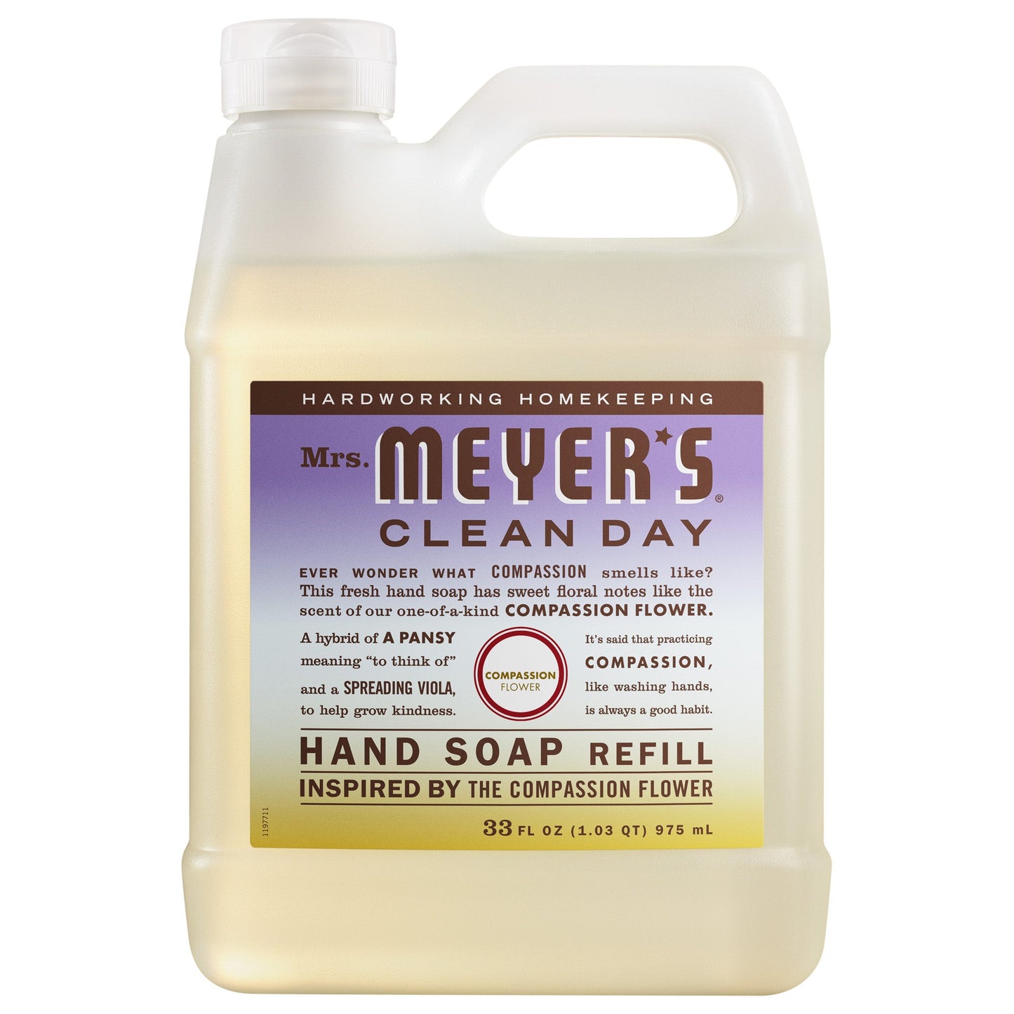 Compassion Flower Hand Care Soap Refill | Mrs. Meyer's Clean Day