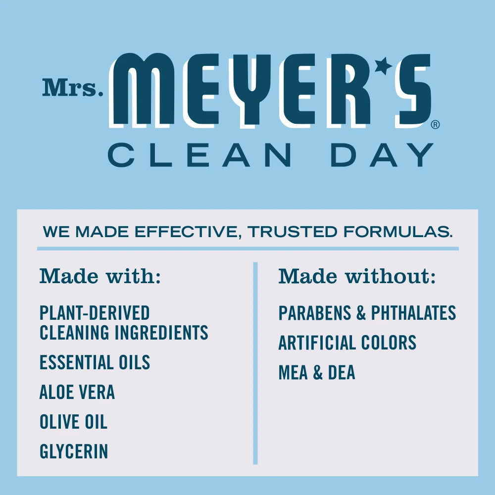 Rain Water Foaming Hand Soap Concentrate Refills 2-Pack Home Essential | Mrs. Meyer's Clean Day