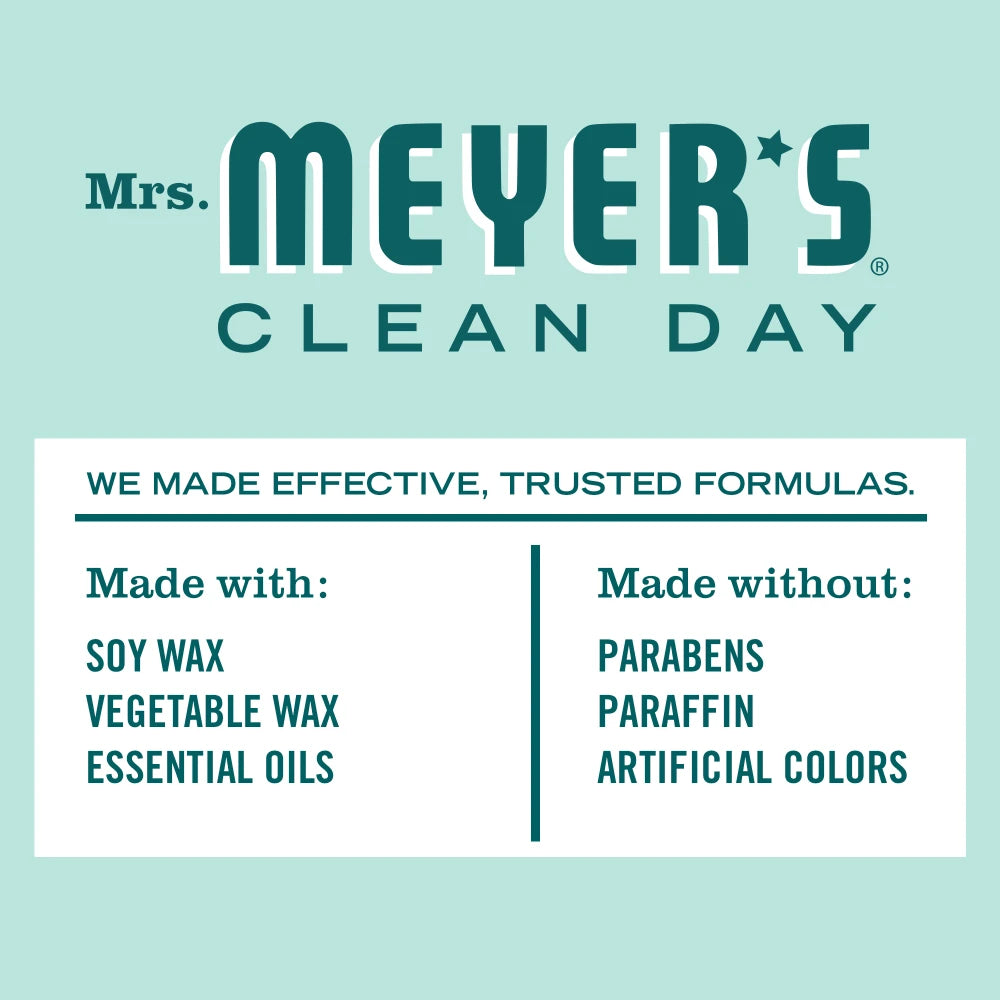 Mint Small Scented Tin Candle | Mrs. Meyer's Clean Day