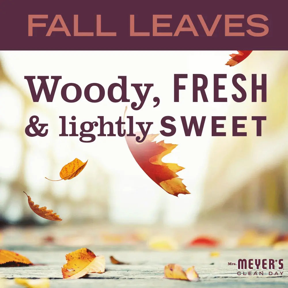 Fall Leaves Large Scented Soy Candle | Mrs. Meyer's Clean Day